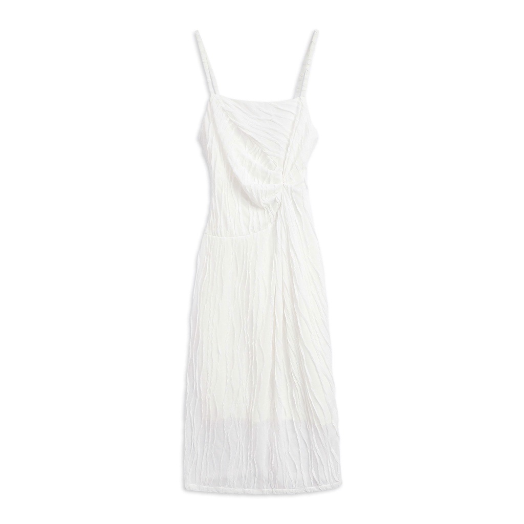 Đầm Nữ Hai Dây Sunset Waist Ruffled , Chất Vải Cotton Thoải Mái, WDD000019,SOMEHOW