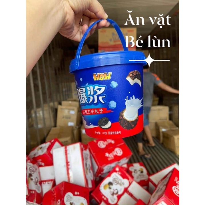 xô bánh socola tan chảy