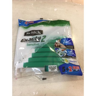 Dao Cạo Schick Exacta2 For Sensitive Skin Mỹ (Gói 5+2 cây)