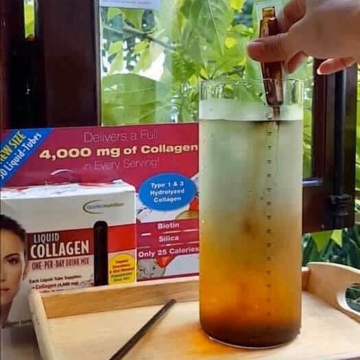 {Có Bill} Nước uống đep da Collagen Liquid của Mỹ DATE 2022