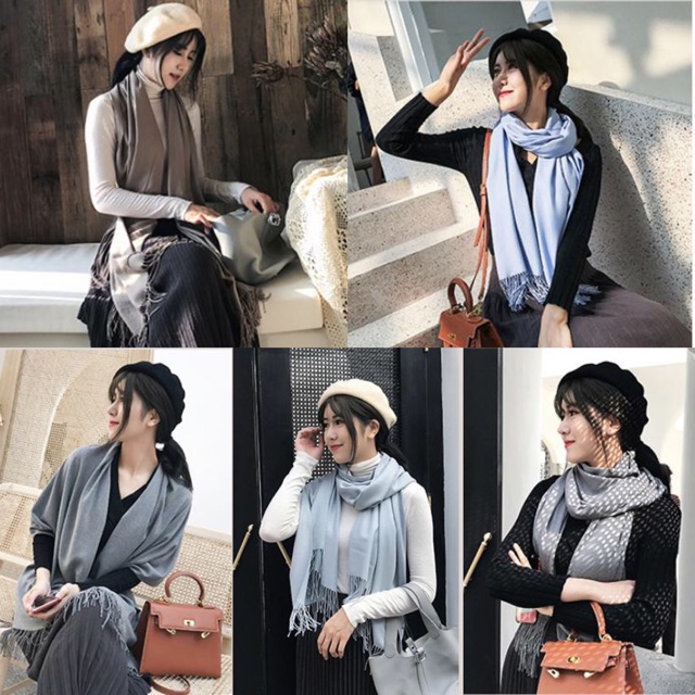 Khăn Choàng Cashmere Mềm Mịn Chất Đẹp