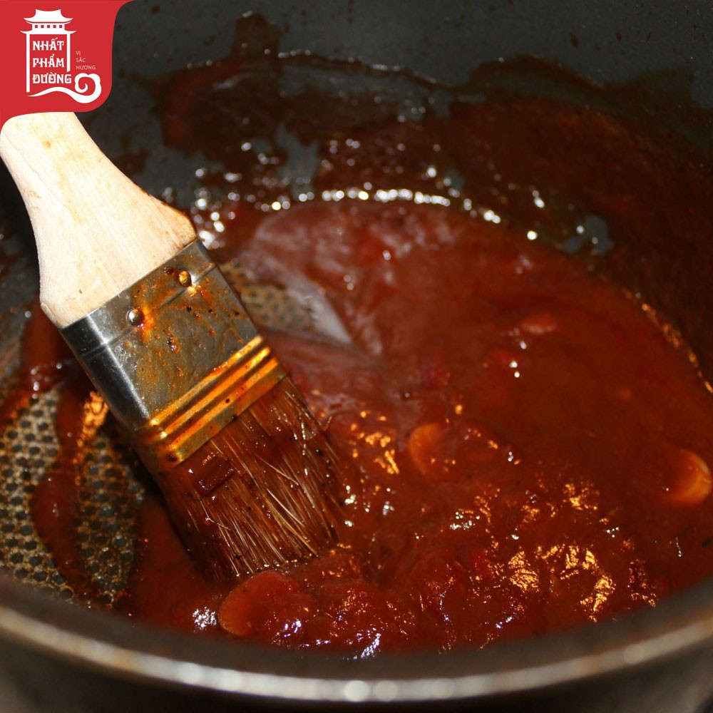 Combo sốt ướp thịt nướng BBQ kèm nước chấm hải sản muối ớt xanh , muối ớt đỏ 120g x 2 chai