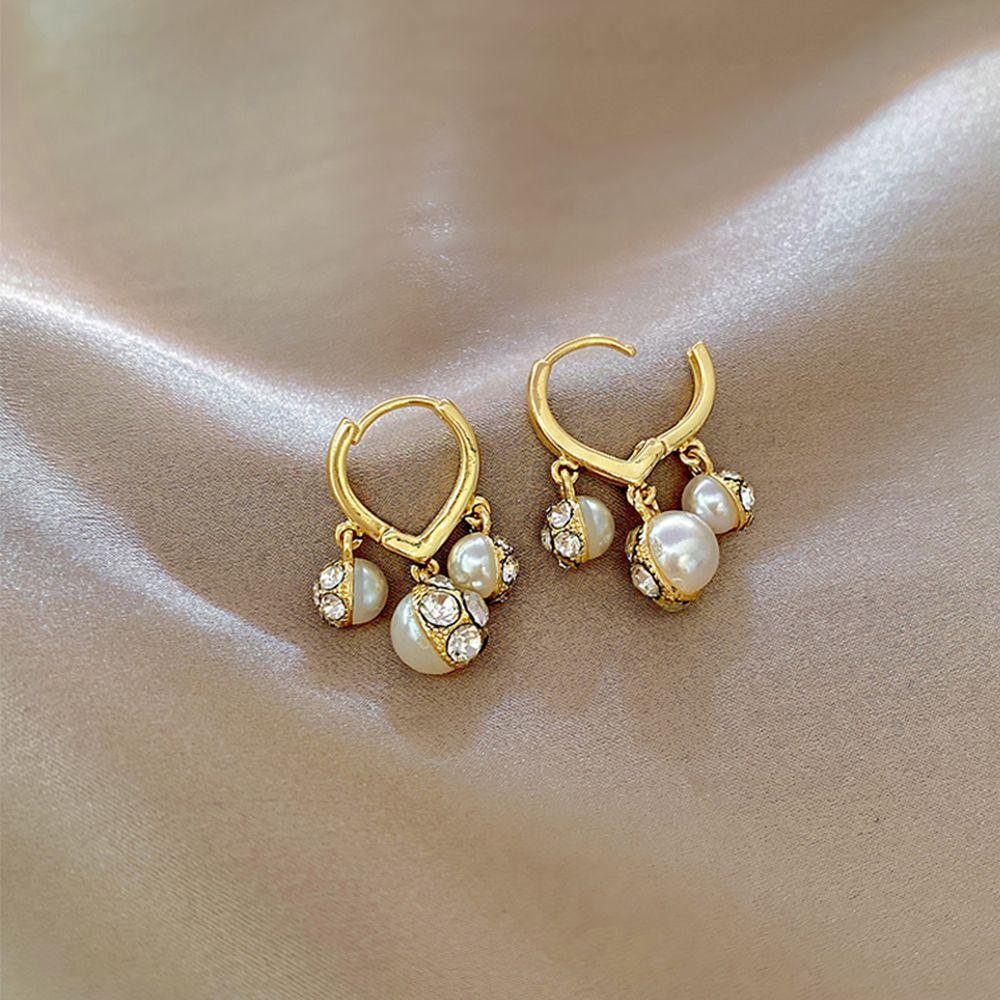 Bông Tai Tròn Màu Sắc Đơn Giản Phong Cách Hàn Quốc Cho Nữ