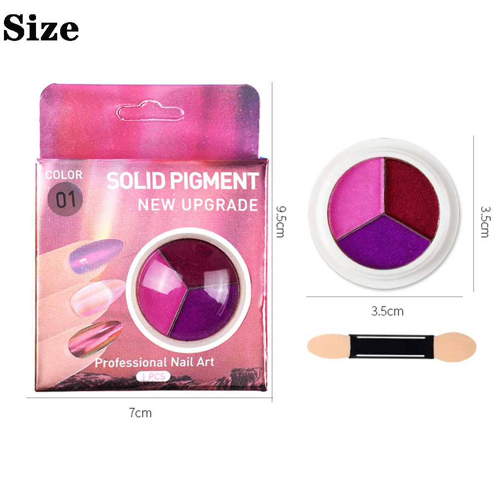 Hộp Kim Tuyến 3 Màu Lấp Lánh Dùng Để Trang Trí Móng Nghệ Thuật