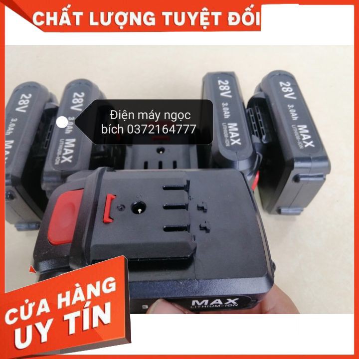 Pin 28v MAX VOTO Thay Thế Cho Máy 21v,24v,26v,28v Cùng Chân