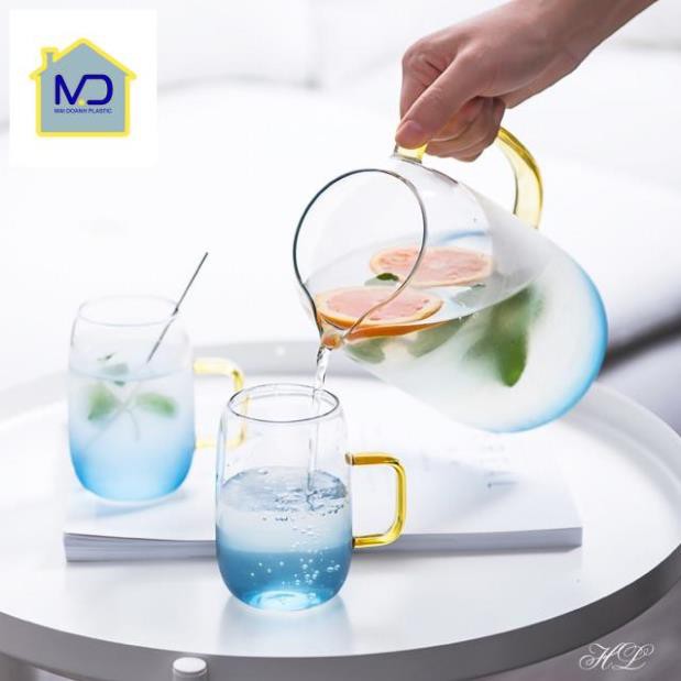 (siêu phẩm) Bộ bình-ly Ocean Aqua - Đại dương