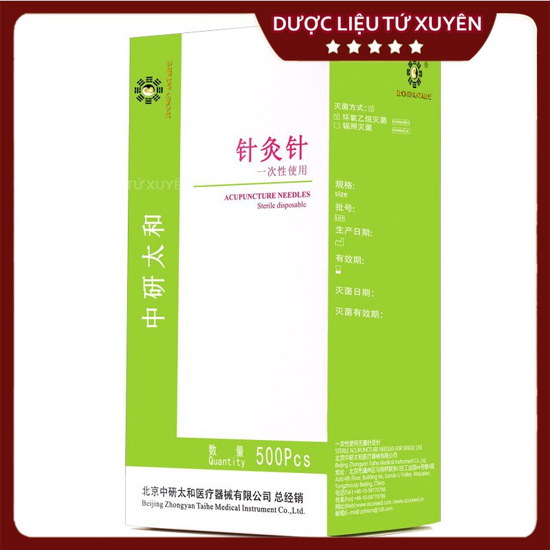 Kim châm cứu Thái Hòa Đóng Túi Hộp 500kim Siêu rẻ- Sắc, Mảnh | BigBuy360 - bigbuy360.vn