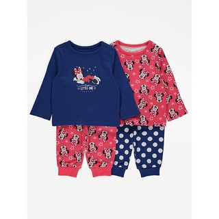 Set 2 bộ pijama bé gái george auth size 9-12, 12-18, 18-24