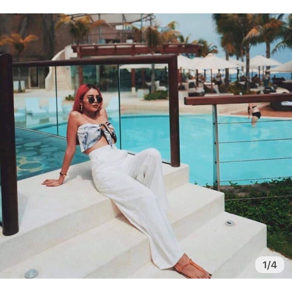 Quần ống rộng vải đũi lưng cao dài 100cm - chất đũi mềm mại thoáng mát - Màu đen, trắng, kem MIX đồ cực đỉnh - Freeship | BigBuy360 - bigbuy360.vn