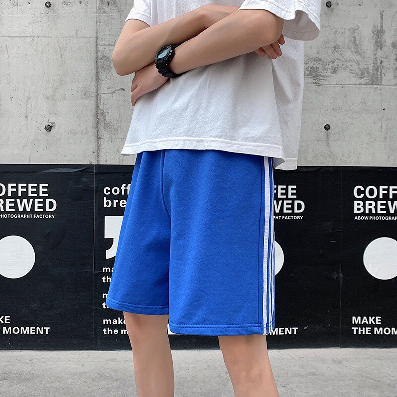Quần short nam nữ ⚡️ GIÁ RẺ ⚡️ đùi thể thao nỉ kẻ 3 sọc unisex chất liệu cao cấp thoáng mát không xù cho mùa hè thu đông
