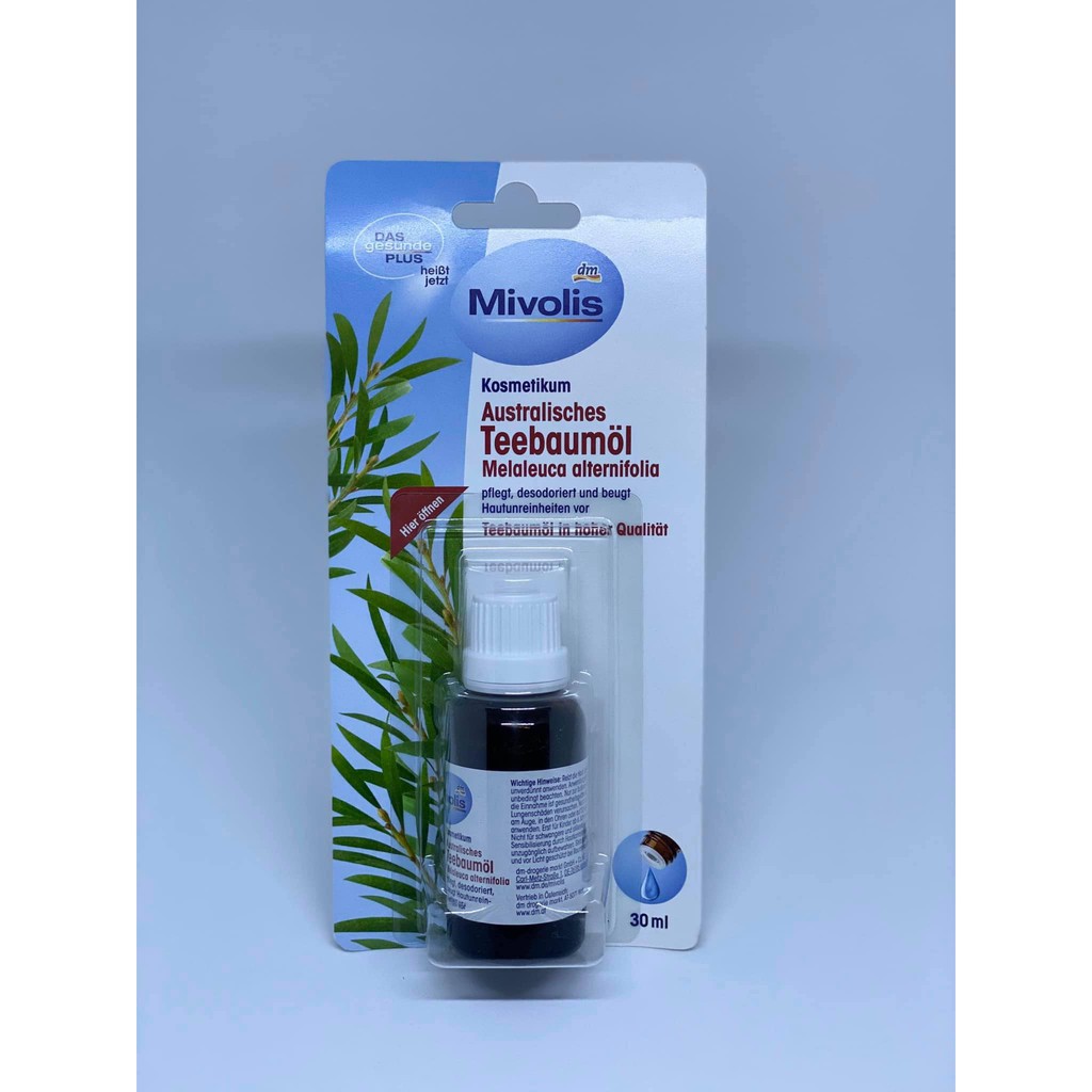 TINH DẦU TRÀM TRÀ MIVOLIS TEEBAUMÖL Cho da MỤN HIỆU QUẢ - Hàng nhập Đức