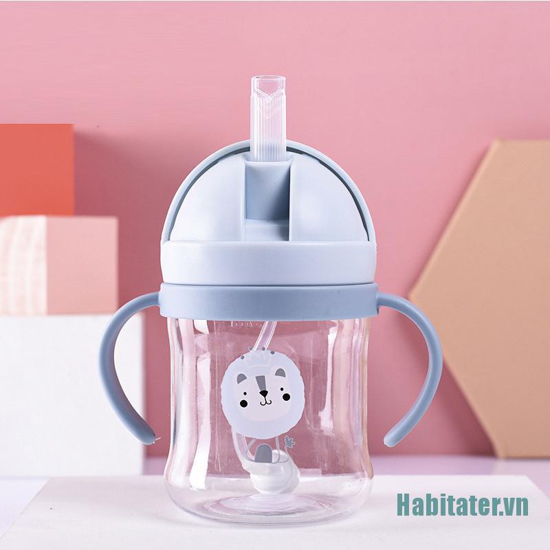 【Habitater】Cartoon Baby Feeding Bottle Drinking Bottle Kids Portable Water Bottle