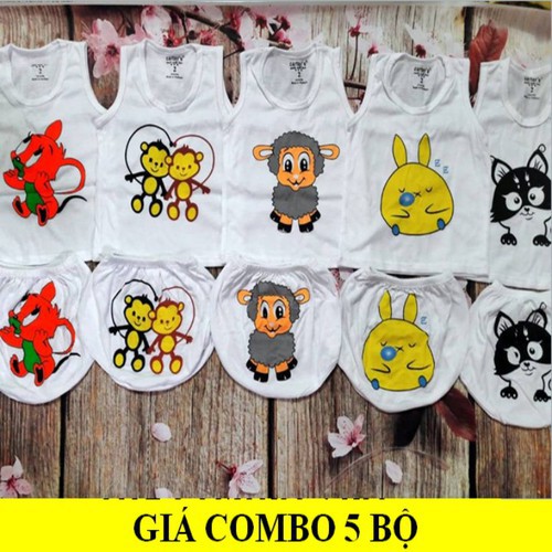 Quần áo trẻ em combo5 bộ