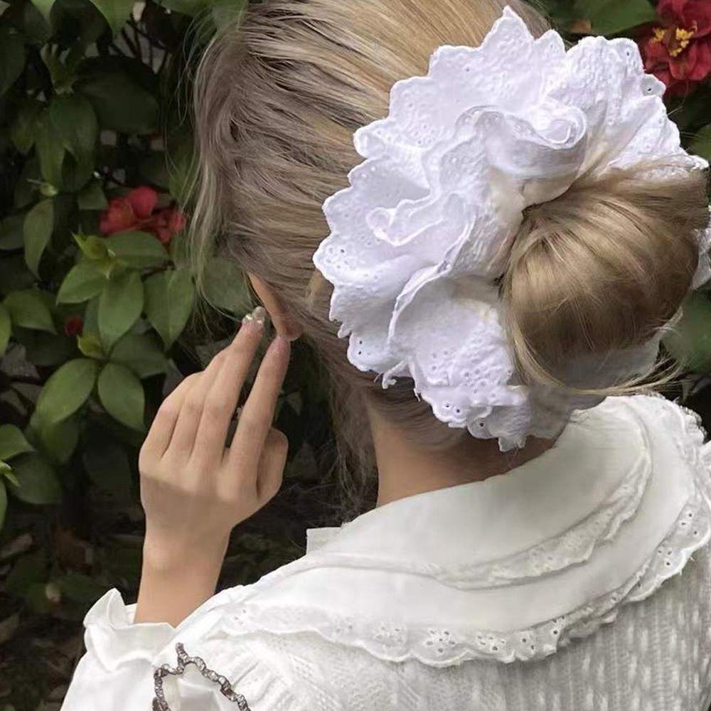 MXGOODS Dây Buộc Tóc Ren Hoa Phong Cách Lolita Hàn Quốc Ngọt Ngào