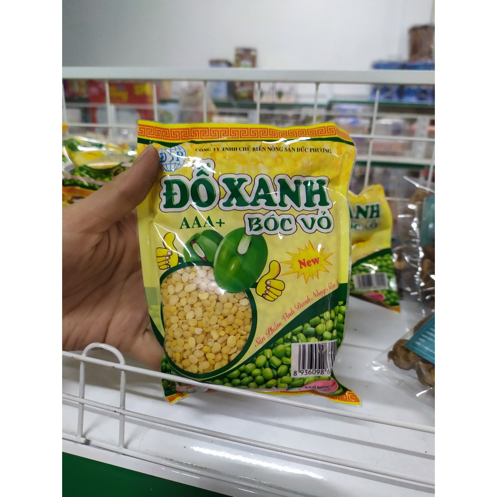 Đậu xanh bóc vỏ gói 200g