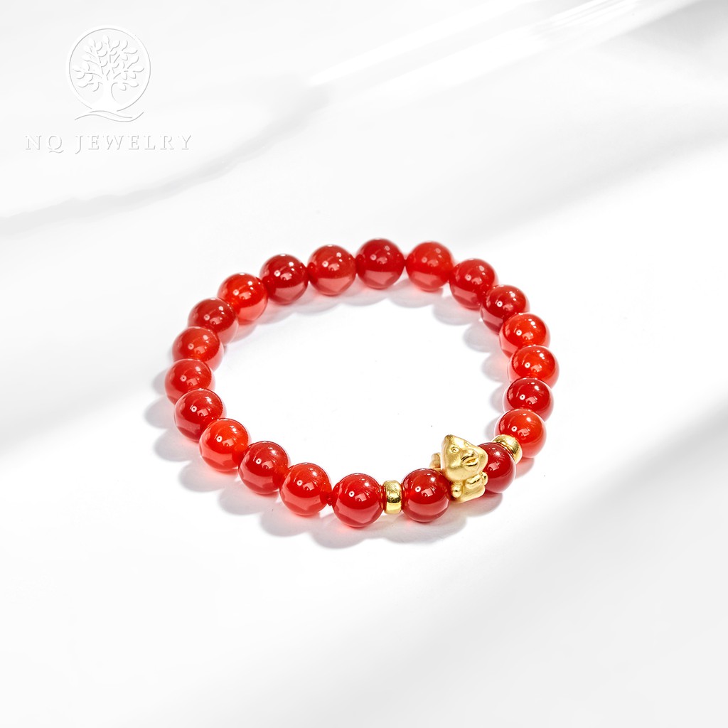 Vòng tay đỏ charm 12 con giáp - NQ Jewelry