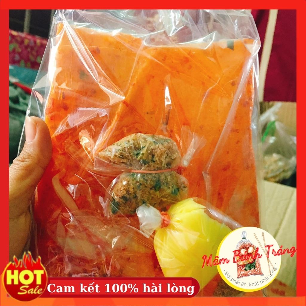 Bánh tráng bơ tôm phơi sương Bon Bon  bánh tráng tôm dẻo chấm bơ sate hành phi Tây Ninh - 04100173