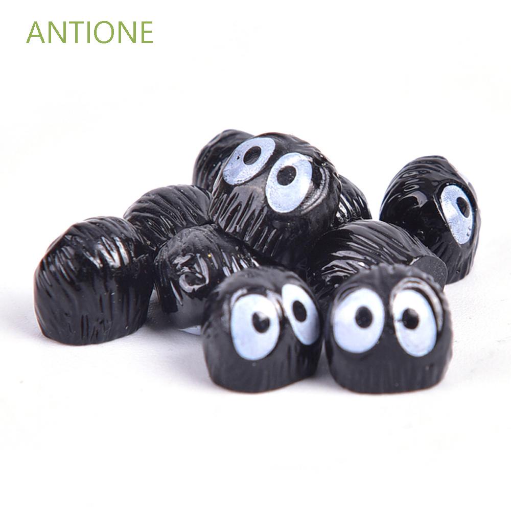 Set 10 Mô Hình Nhân Vật Phim Hàng Xóm Tôm Của Tôi Là Totoro 1.5cm Bằng Pvc Màu Đen