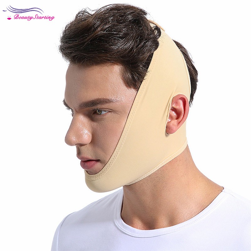 Mặt nạ trùm đầu làm thon gọn mặt giảm cằm đôi làm săn chắc các nếp nhăn chăm sóc da hiệu quả