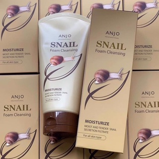 Sữa rửa mặt dưỡng ẩm ốc sên Anjo Snail Foam Cleansing da Hàn Quốc 150ml