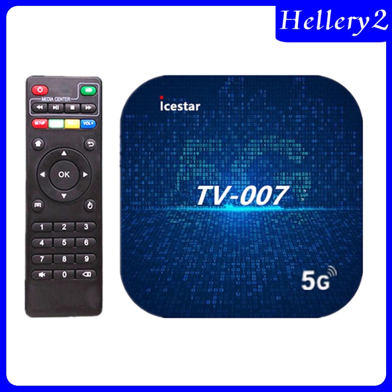 [HELLERY2] Smart Android 9.0 TV Box Android Box 5G Dual WiFi BT HDMI 2.0 Remote Control