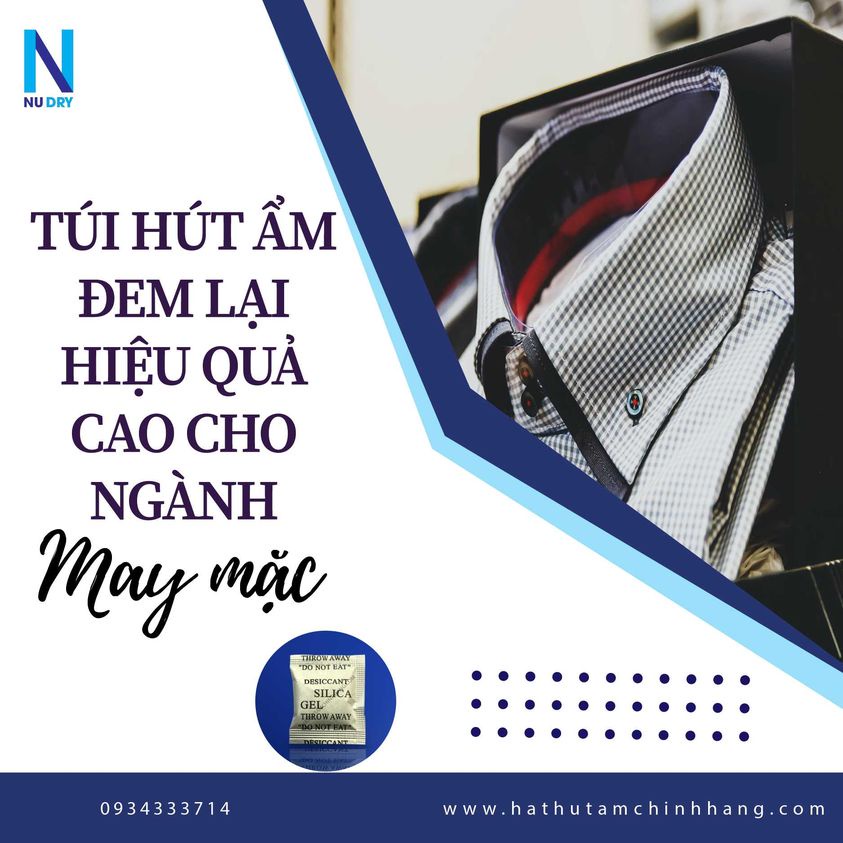 Gói hút ẩm đa năng 300 Gram hạt hút ẩm cho Thực phẩm Quần áo Giày dép Điện thoại Máy ảnh NU DRY