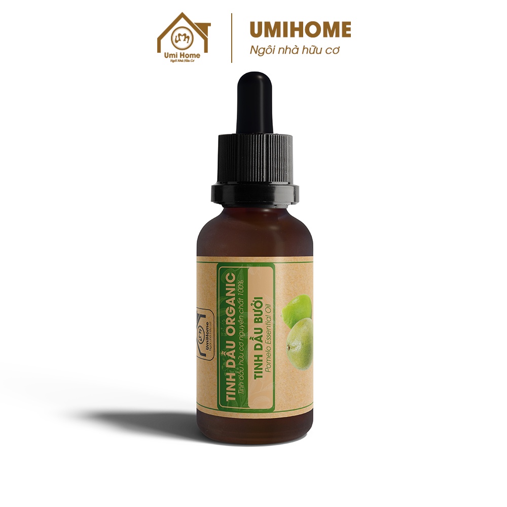 Tinh dầu thơm phòng bưởi hữu cơ UMIHOME nguyên chất hương thơm thư thái giúp dưỡng tóc và kích mọc tóc