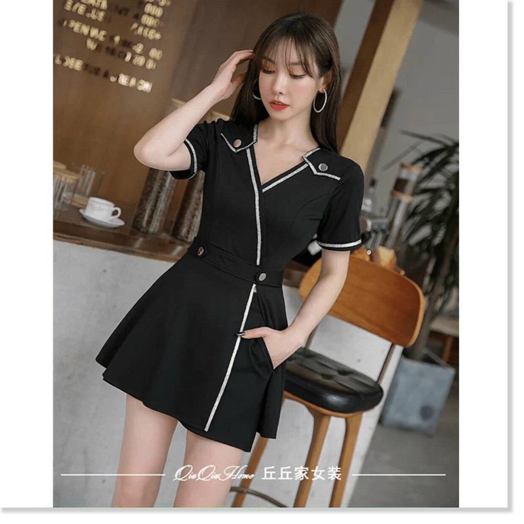 Set đính nút poly 2 da ngắn cực xinh xắn cho các chị em KHANH AN FASHION