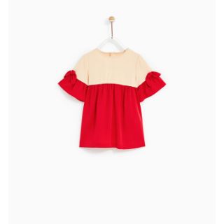 Váy Zara đỏ tay bồng (ảnh thật cuối)