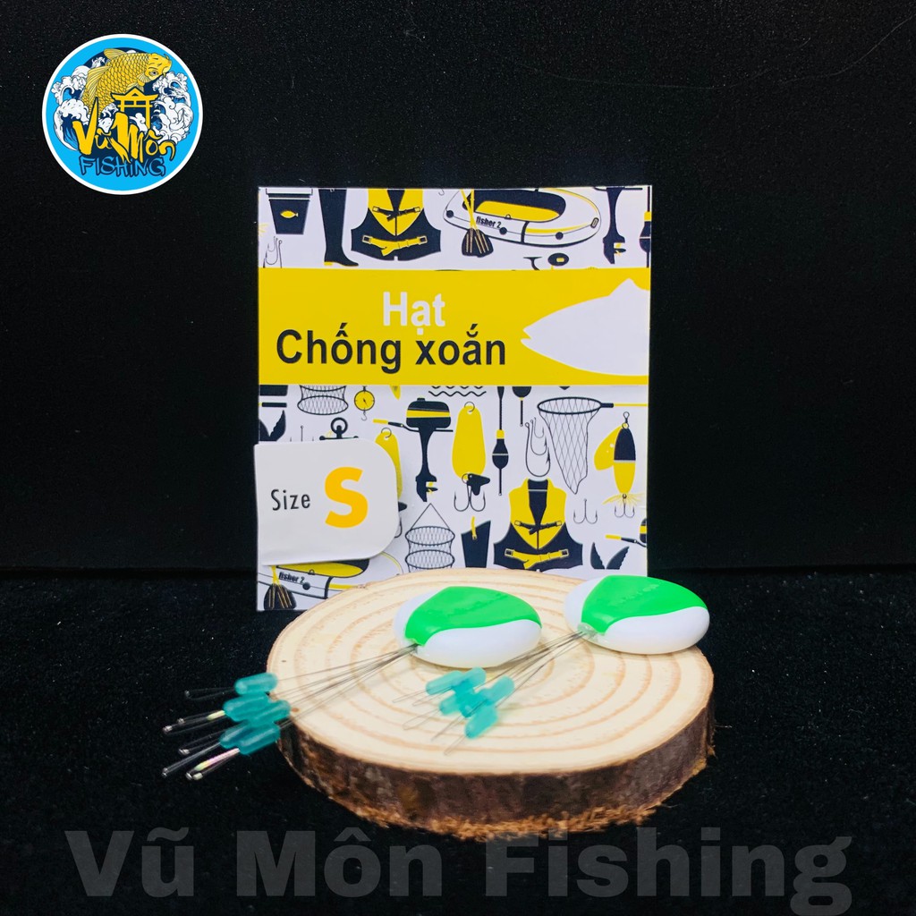 Chụp mani câu đài Silicon | Hạt chống xoắn QL- Vũ Môn Fishing