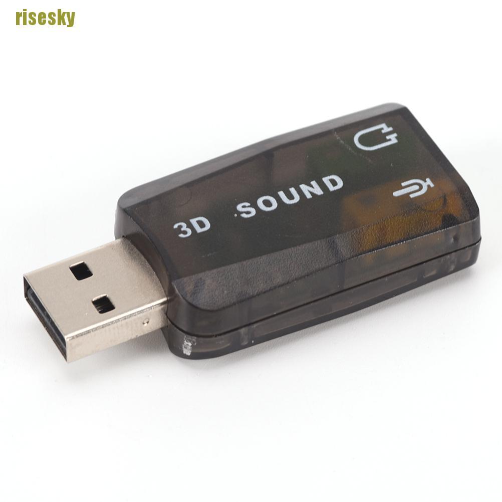 Cáp Chuyển Đổi Âm Thanh 3d Từ Usb 5.1 Sang 3.5mm