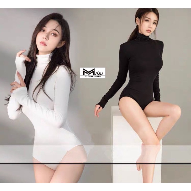 Áo bodysuit cổ lọ | BigBuy360 - bigbuy360.vn