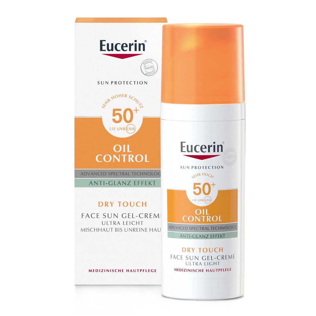 [Mã SKAMSALE8 giảm 10% đơn 200K] Kem chống nắng da dầu Eucerin Sun Gel-Creme Oil Control SPF 50+