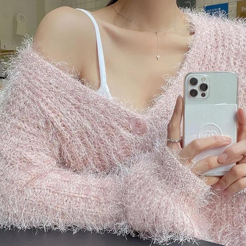 Áo Sweater Dệt Kim Thời Trang Thu Đông Thanh Lịch Cho Nữ