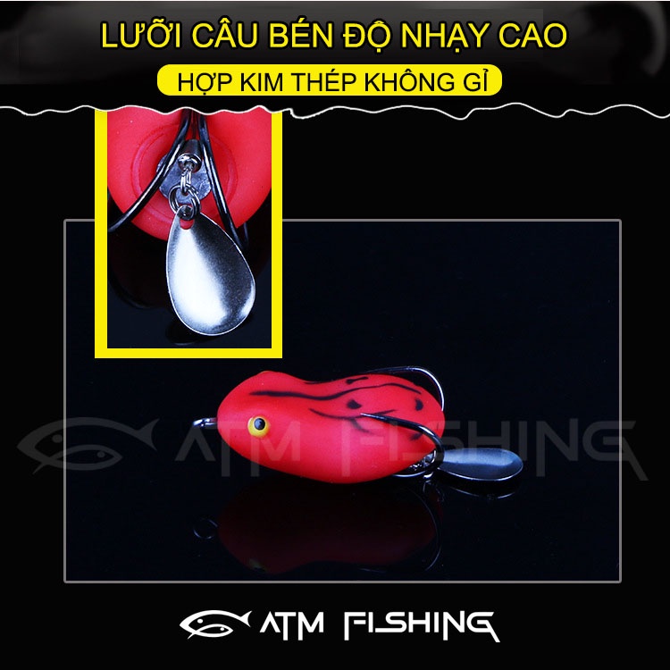 Mồi Giả Câu Lure Super Frog Chất Liệu Nhựa Dẻo Có Mùi Thu Hút Cá