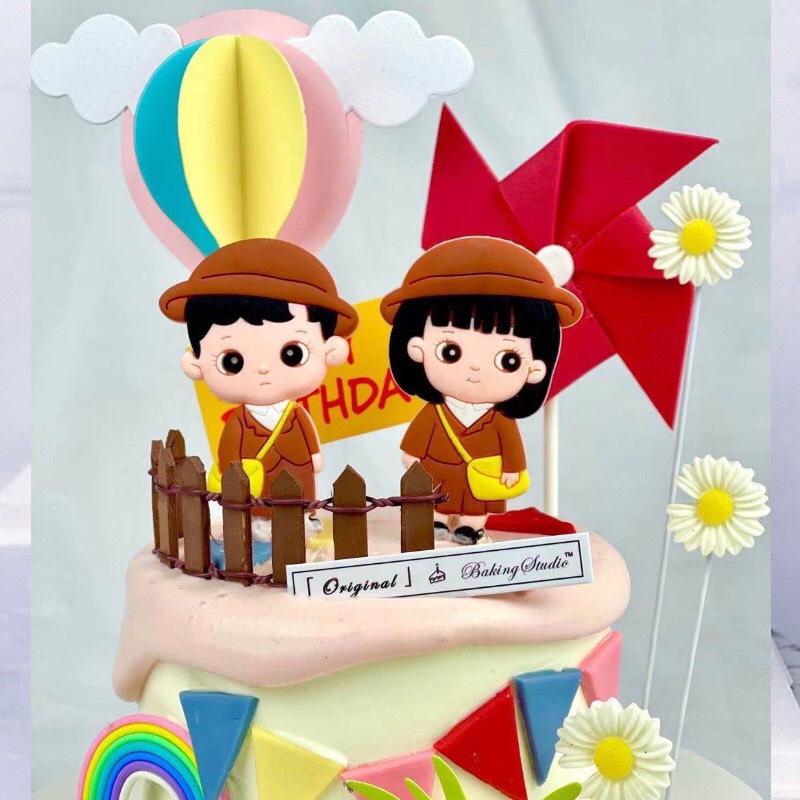 Thẻ silicon loại 1 trang trí bánh sinh nhật bánh kem Phụ kiện bánh sinh nhật (nhựa dẻo )