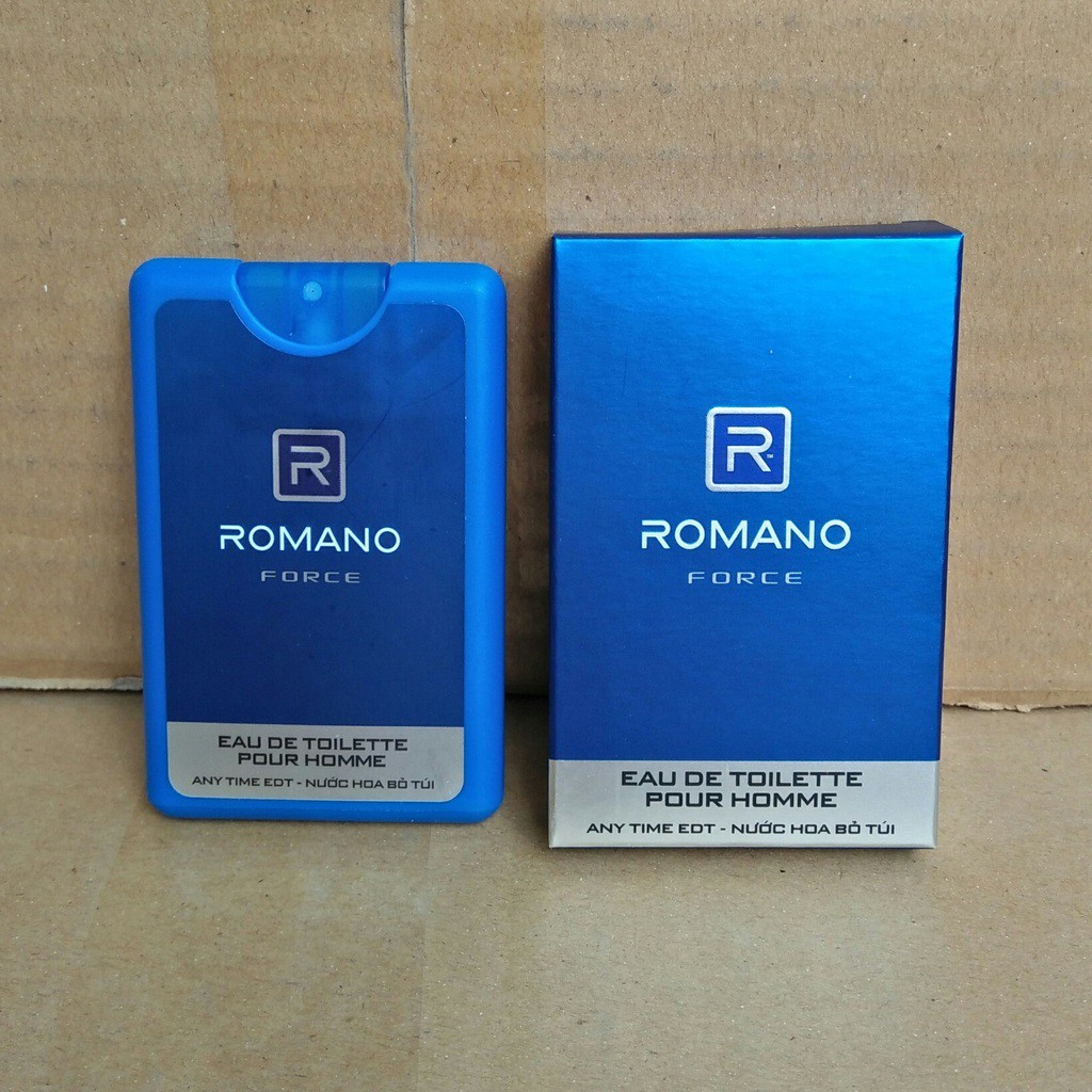 NƯỚC HOA BỎ TÚI ROMANO FORCE [Xả kho hàng cận Date]