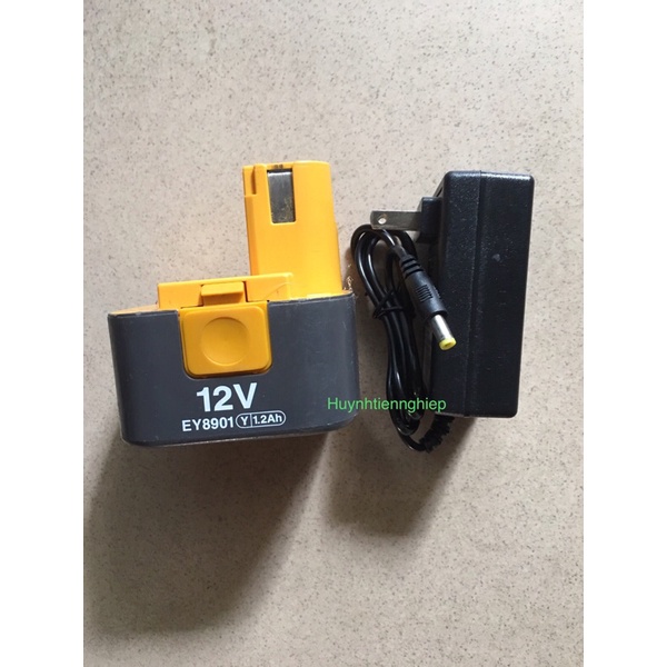 Pin National 12v lion dùng cho máy khoan- vít, lên pin lion dung lượng 4Ah-5Ah