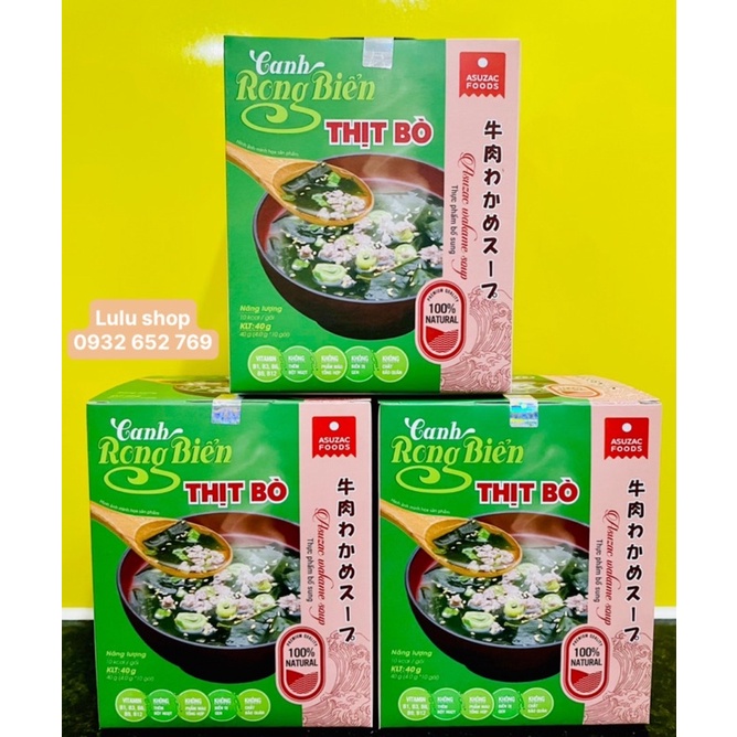 ASUZAC CANH RONG BIỂN VỊ THỊT BÒ