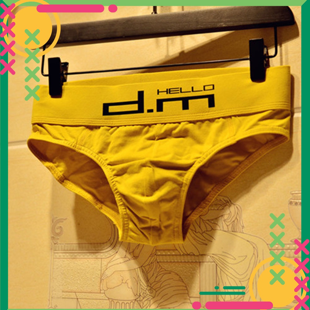 Quần xì nam xịn, quần sịp nam tam giác thun cotton cao cấp HELLO D.M