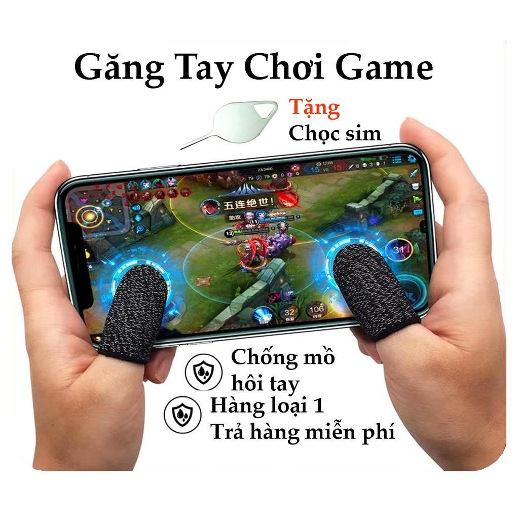 Bao Tay Gaming Cho Điện Thoại, Găng Tay Chơi Game FreeFire, Pubg Mobile, Liên Quân - Cảm Ứng Mượt - Chống Mồ Hôi Tay