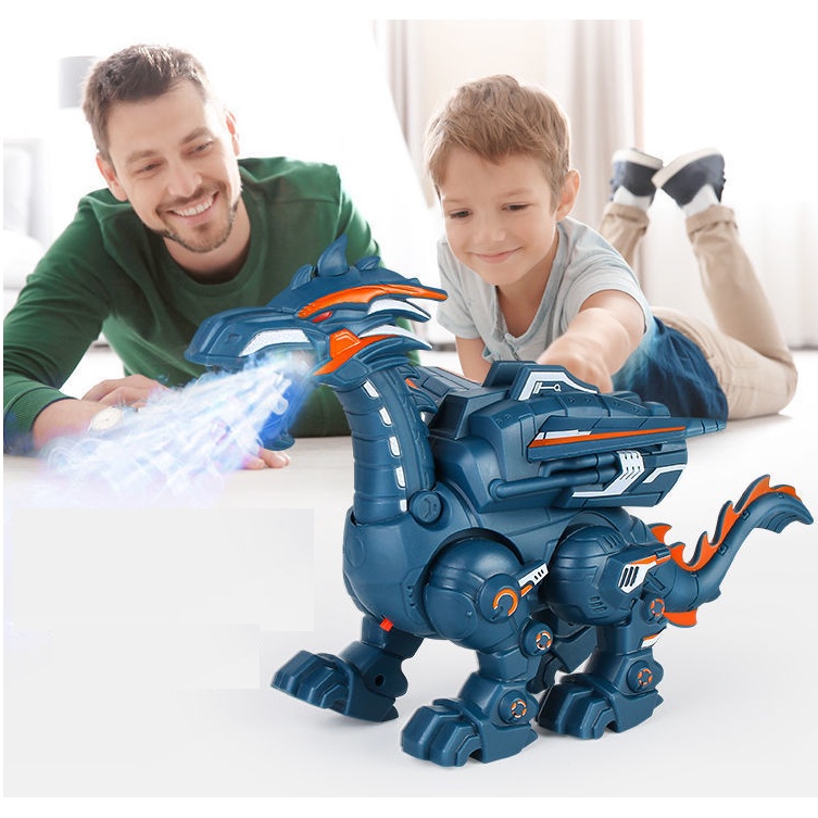 Rồng phun lửa phun sương có nhạc và đèn có tặng kèm pin