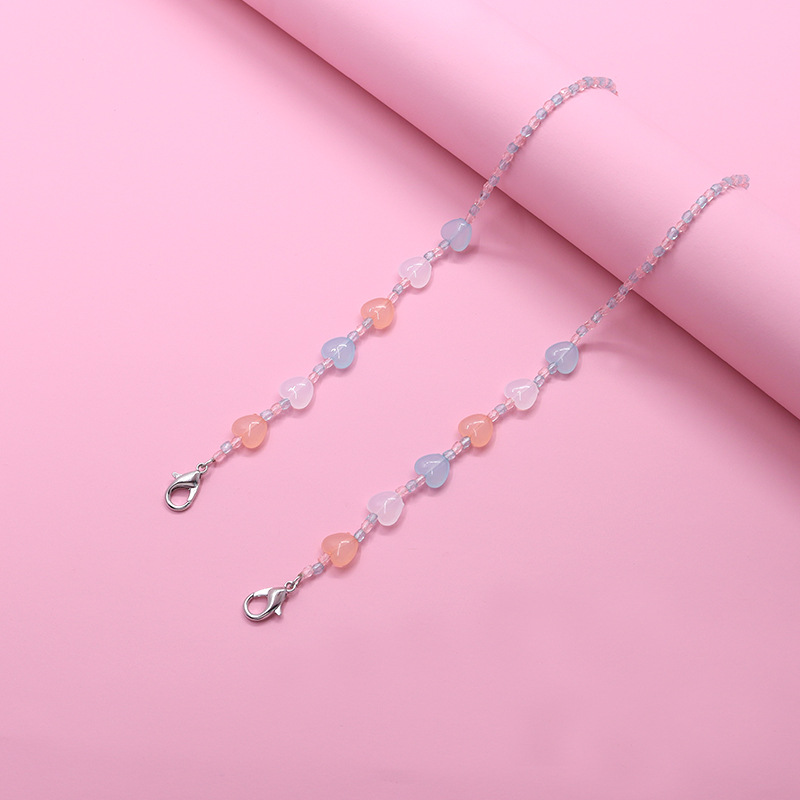 Dây Đeo Kính / Khẩu Trang Chất Liệu Nhựa Acrylic Phong Cách Hàn Quốc Dành Cho Bé Và Người Lớn