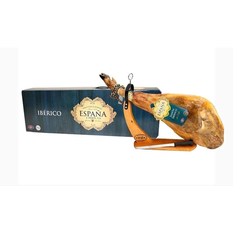 Đùi lợn muối Espana Jamon Iberico de cebo  lợn đen
