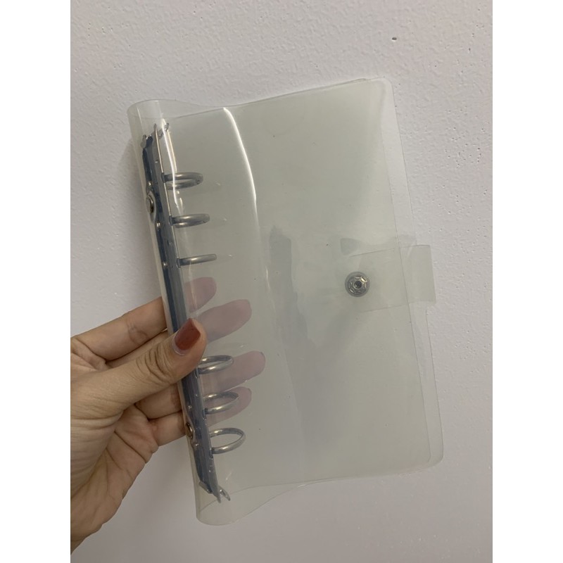 Bìa còng dẻo 6 lỗ size A6 - Bìa còng cho học sinh, sinh viên. Hình thật ở cuối