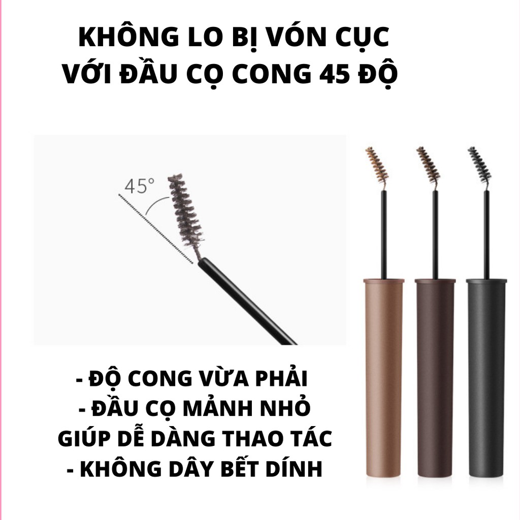 Mascara Chân Mày Bền Màu, Lâu Trôi Sheloves Brow Mascara