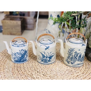 Ấm tích men rạn cổ Bát tràng