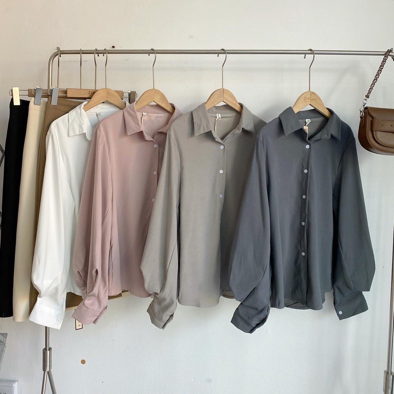 Áo sơ mi tay bồng