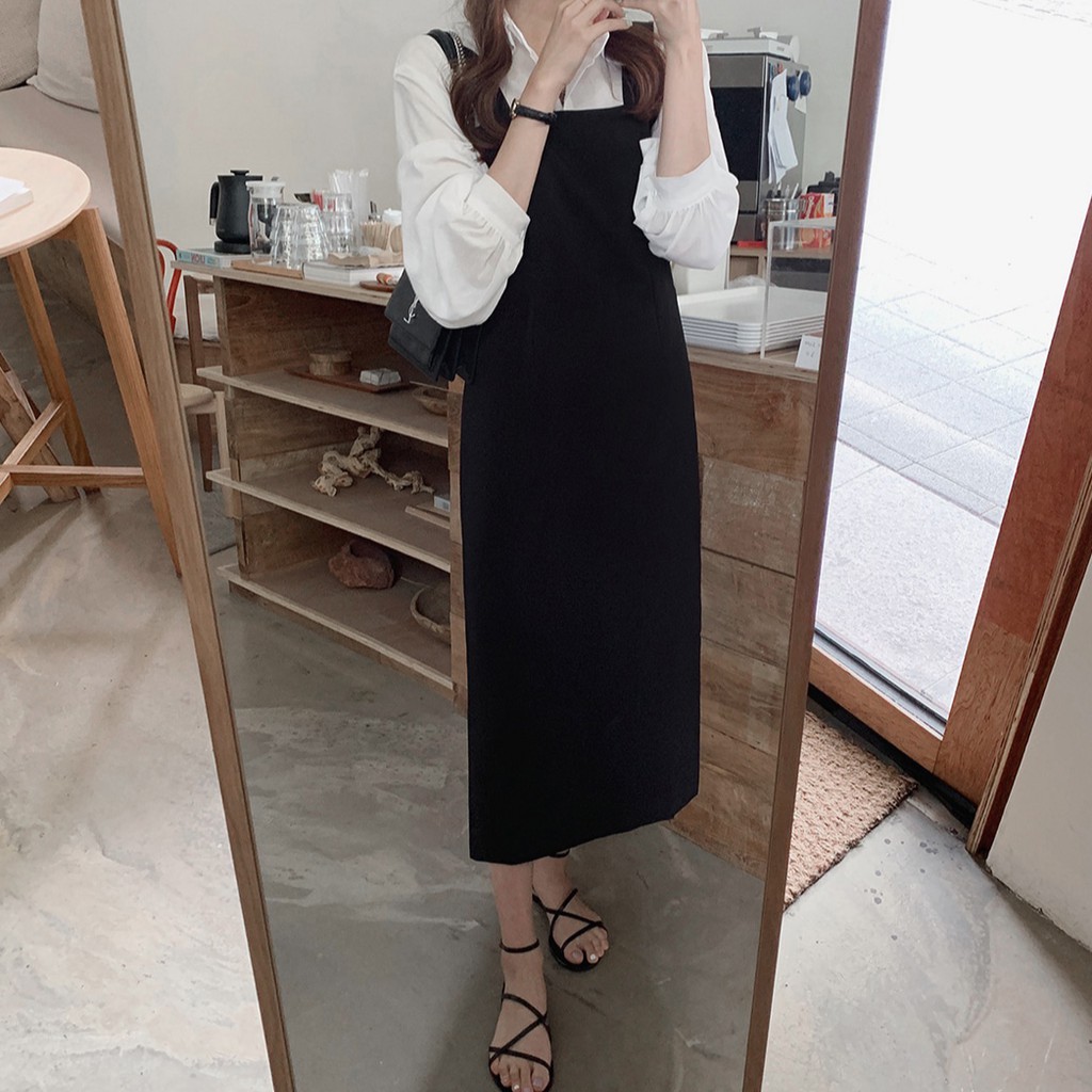 Áo Sơ Mi Màu Sắc Trơn / Đầm Không Tay Xinh Xắn Dành Cho Nữ 36543 (bán lẻ)