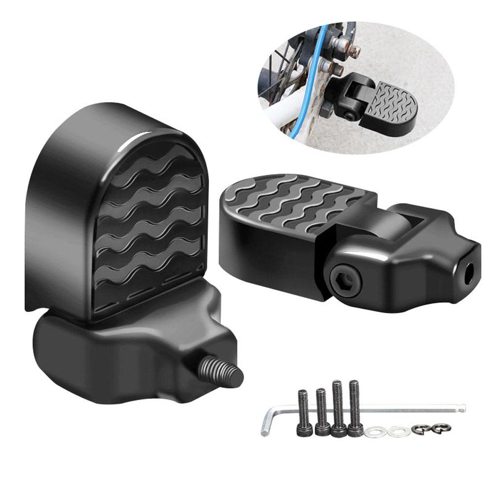 Bộ 2 Trục Trước Sau Xe Đạp Bằng Hợp Kim Nhôm Chống Trượt Tiện Dụng